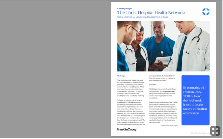 Case Study: Client Spotlight - The Christ Hospital Health Network