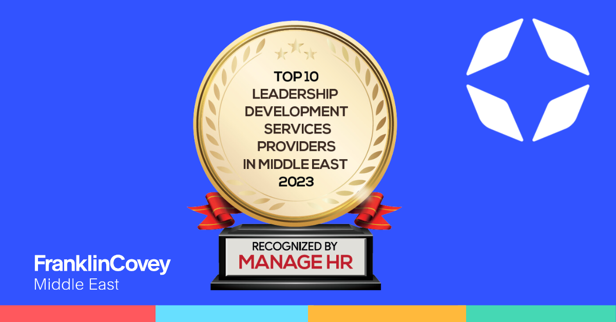 FranklinCovey Middle East Receives Prestigious HR Magazine Award for Top Leadership Development Services Provider in the Middle East for 2023

