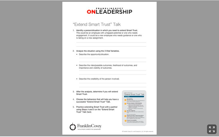 Tool: Extend Smart Trust