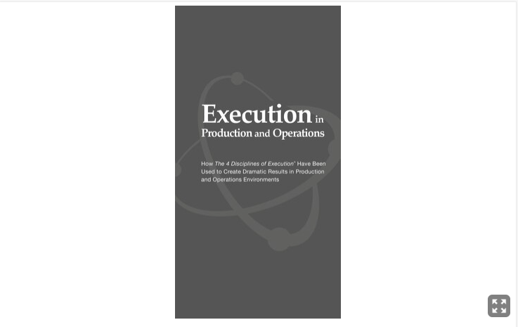 Whitepaper: Execution in Production and Operations