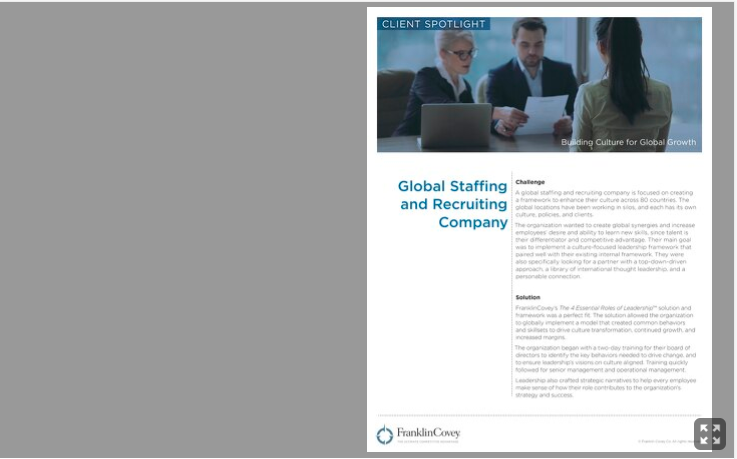Case Study: Global Staffing and Recruiting Company