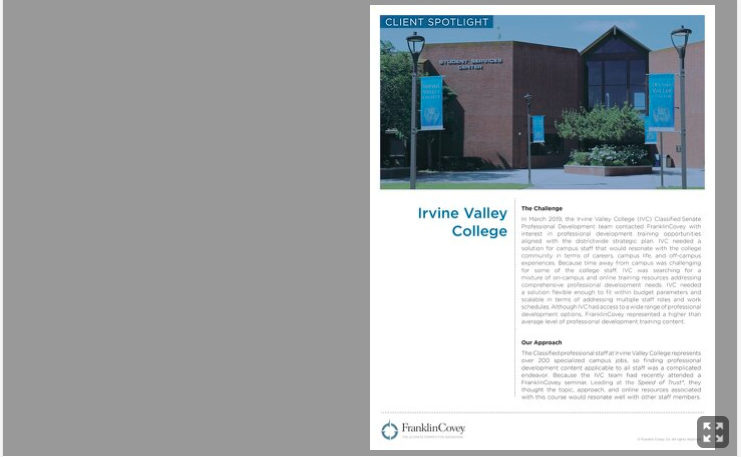 Case Study: Irvine Valley College Case Study
